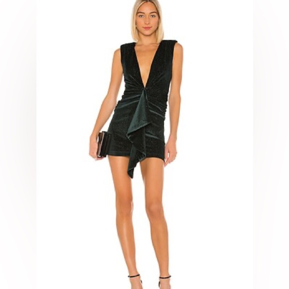NBD Vanni Mini Dress in Emerald